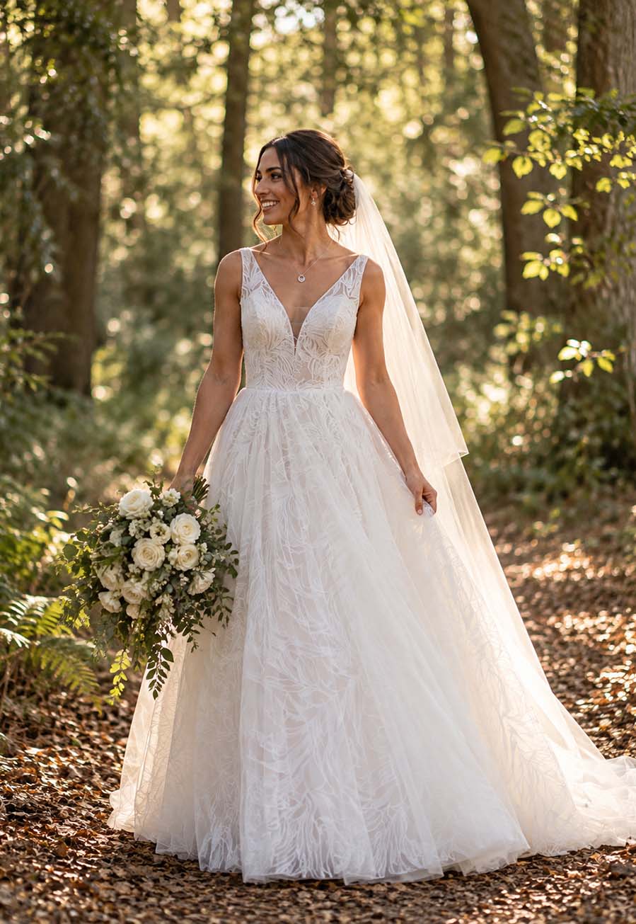 Adrianna Papell wedding dress